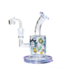Rick and Morty Dab Rig | with 5MM Thickness Banger purple