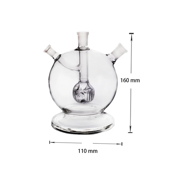8 in 1 Mega Globe MK2 Glass Flat Earth Edition Water Bong Pipe smoking Kit