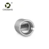 Stainless steel wire black ceramic coil