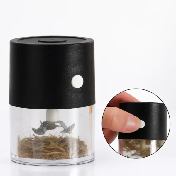 electric herb grinder black
