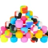 silicone wax containers with multiple colors
