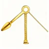 3 in 1 Golden Foldable Metal Pipe Cleaning Tool