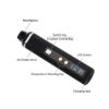 Anix Pathfinder V2 Dry Herb Vaporizer black with specifications